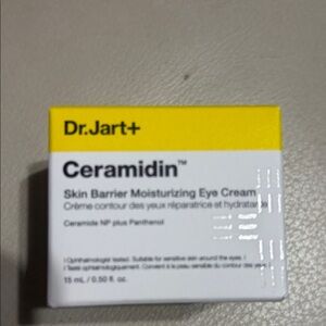 Dr. Jart+ Ceramidin Eye Cream — Yellow & White Hydrating Eye Care